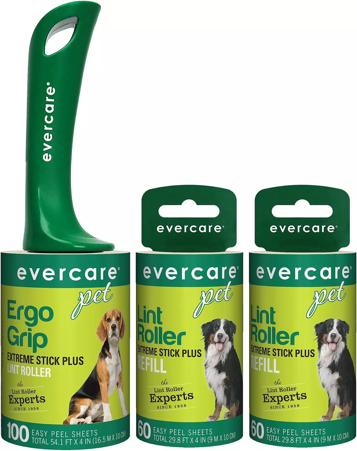 Extra Sticky Evercare pet hair lint roller