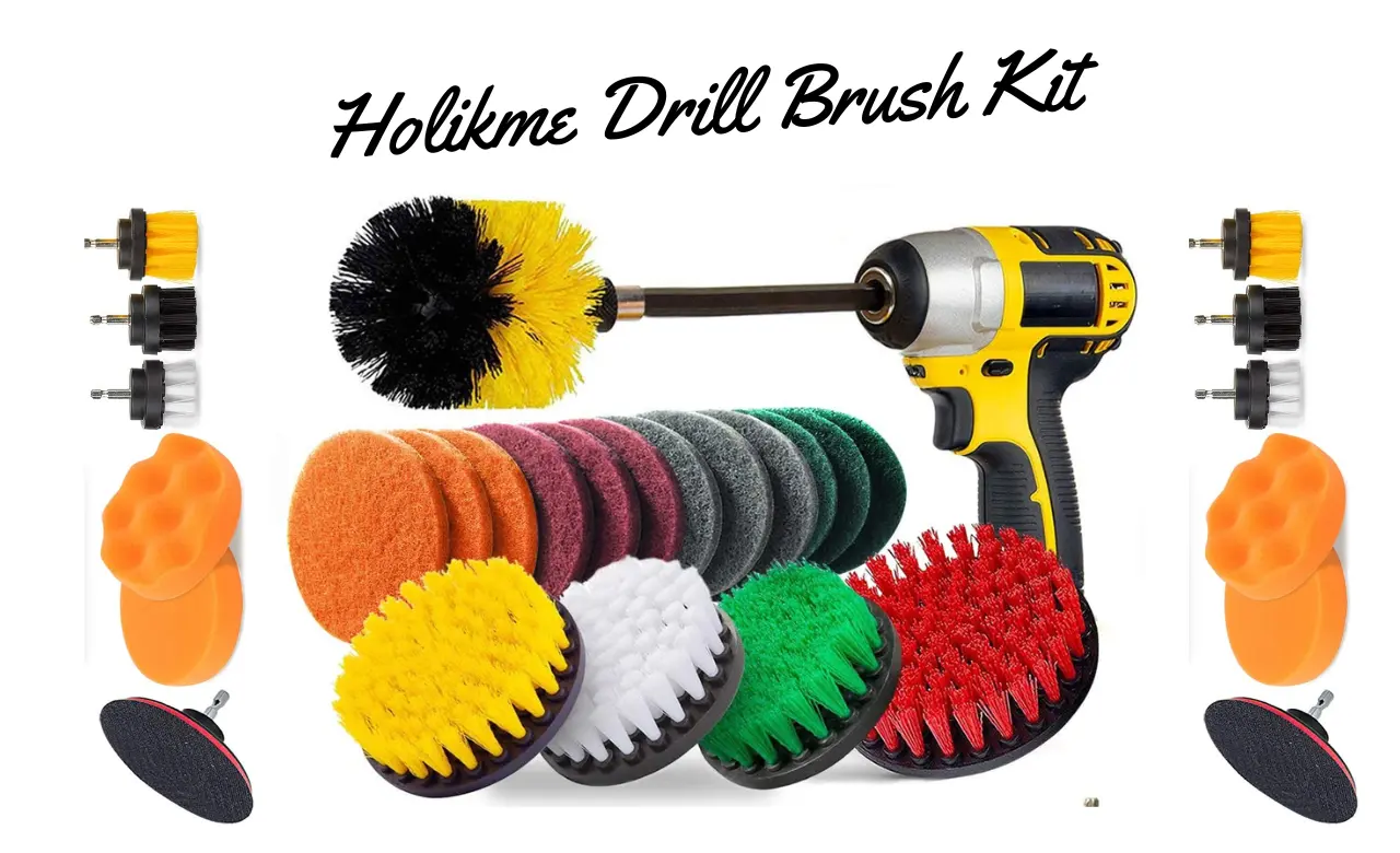 This Drill Brush Is Amazing For $24.95 - Clean Every Surface In Your Home With Holmike Power Scrubber 30 Attacments Set