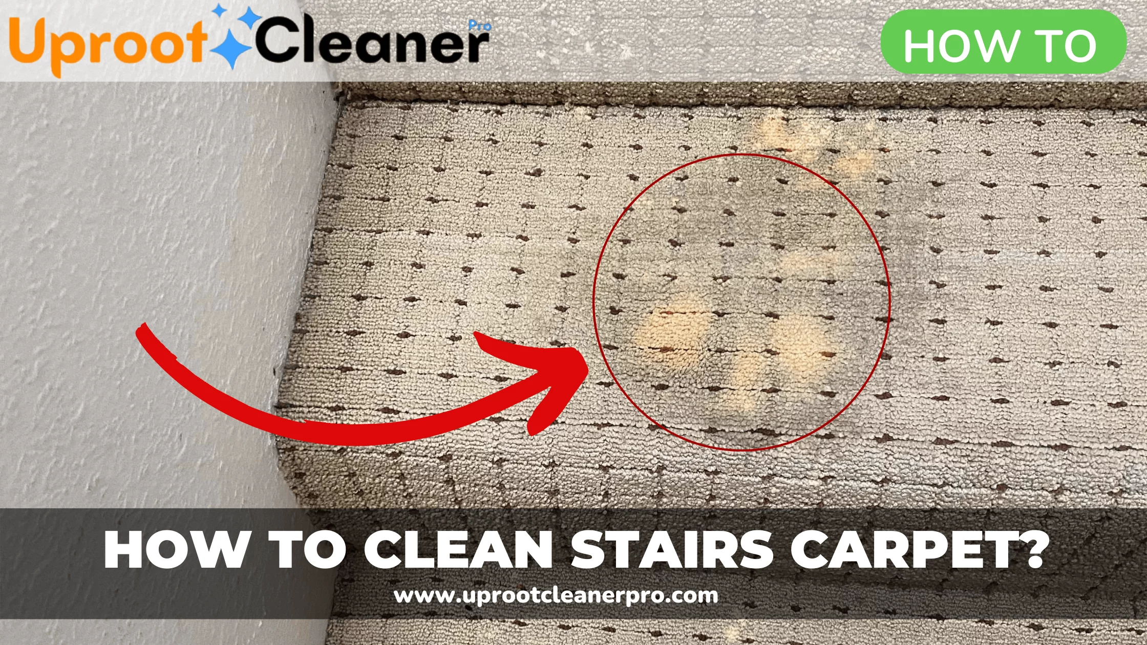 How to clean carpet stairs by hand