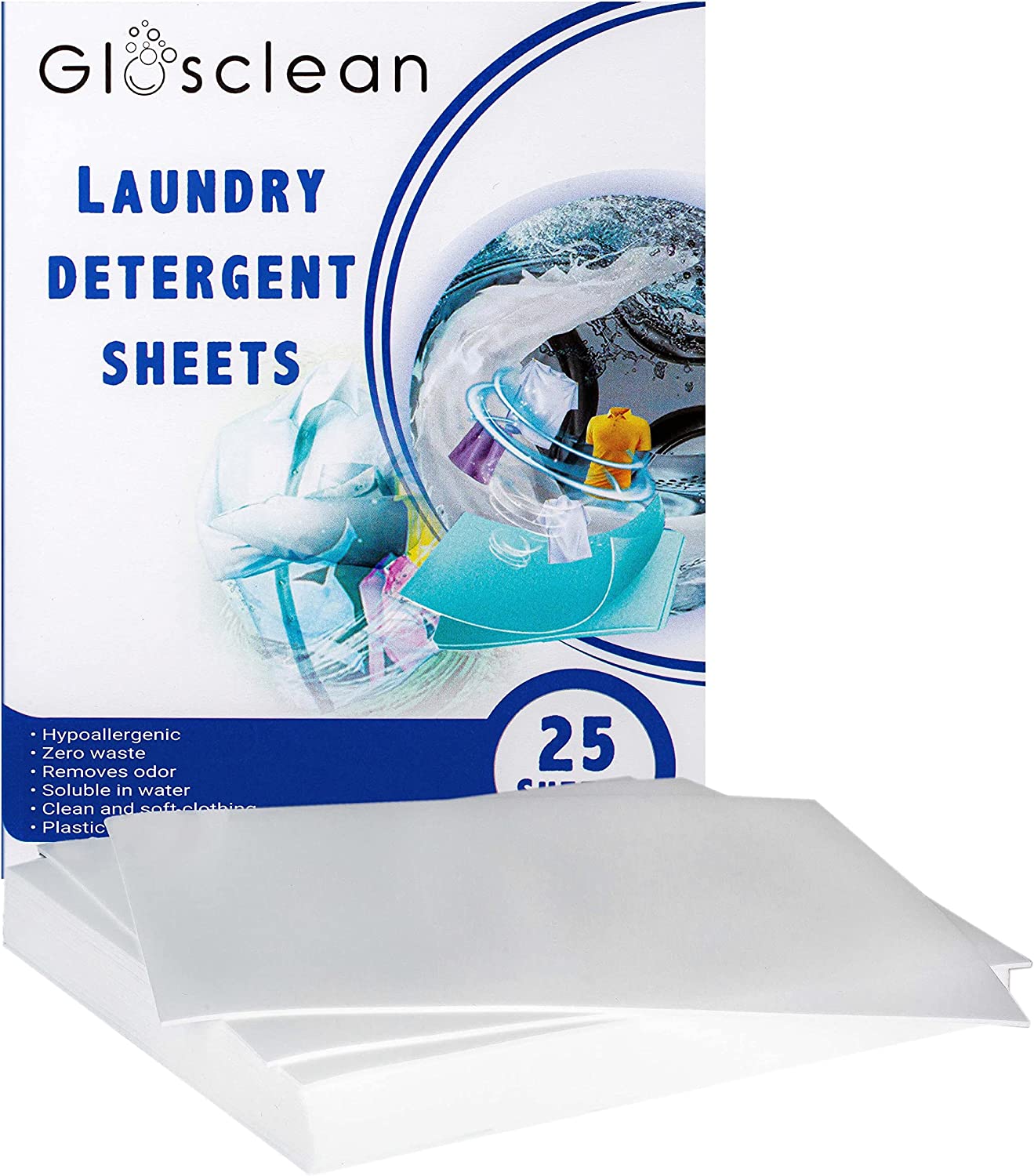 glosclean laundry detergent sheets
