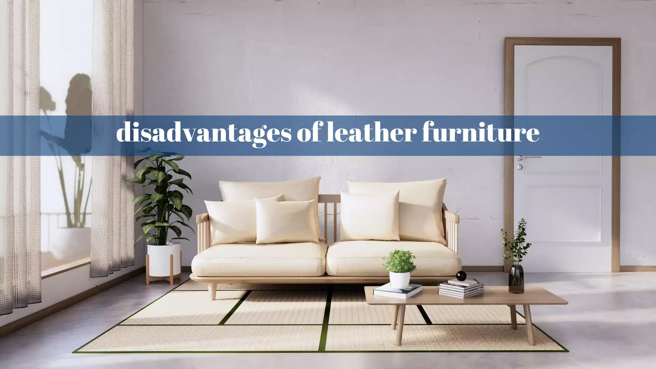 disadvantages of leather furniture